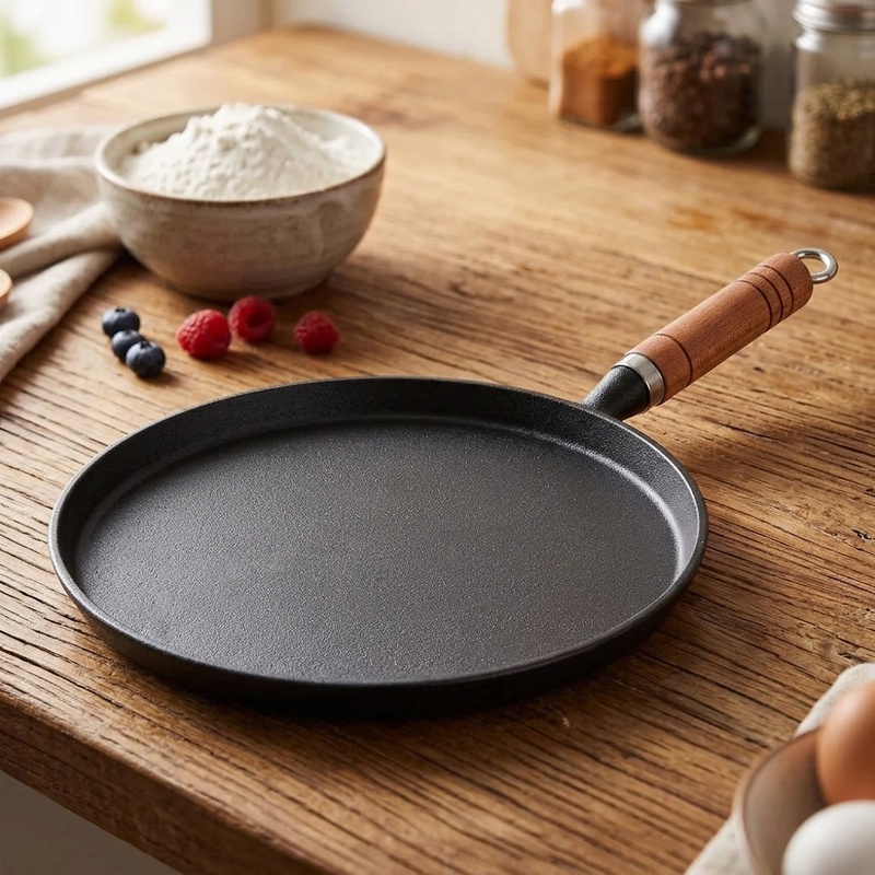 Cast Iron Corn - 20/23/26cm gietijzeren koekenpan, ongecoate anti-aanbakpan, eierpannenkoekenpan,