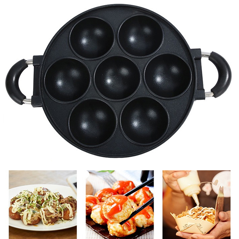 Cast Iron Corn - 7-Holes Cake Kookpan Gietijzeren Omelet Pan