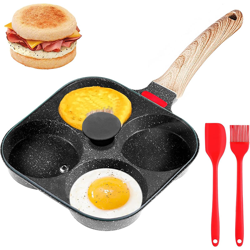 Verdiept Ei Koekenpan Met Deks - Mini Pancake Griddle recensie en prijs